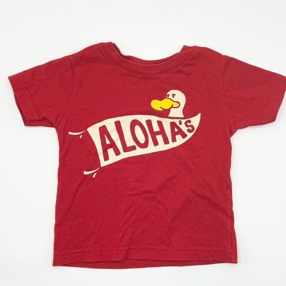 88 Tees Red GiGi Duck T Shirt - Kids US 12M